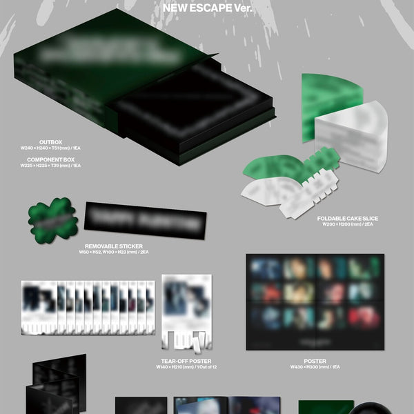 [PRE-ORDER] (WEVERSE POB)  SEVENTEEN - 5TH ALBUM [HAPPY BURSTDAY] (SET)