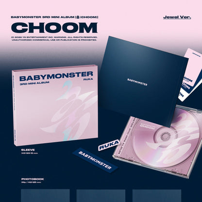 [PRE-ORDER] (WEVERSE EARLY BRID POB) BABYMONSTER - 3RD MINI ALBUM [CHOOM] JEWEL VER. SET (6 Album)