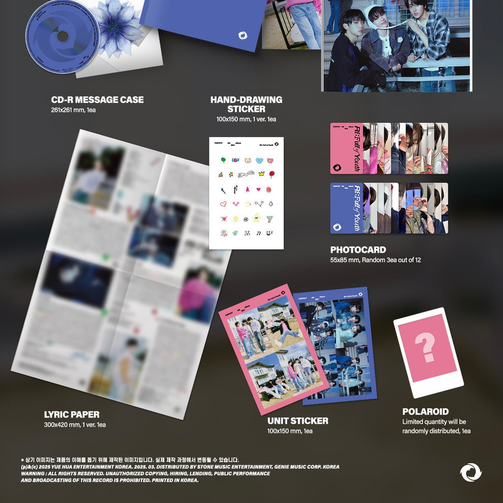 [PRE-ORDER] TEMPEST - 5TH MINI ALBUM [RE: FULL OF YOUTH]