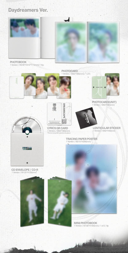 [PRE-ORDER] JEONGHANxJOSHUA (SEVENTEEN) - 1ST MINI ALBUM [DREAMSCAPE] (2 VERSIONS) RANDOM