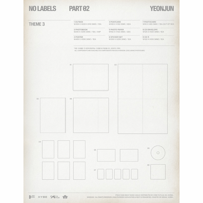 [PRE-ORDER] (ALADIN POB) YEONJUN (TXT) - NO LABELS: PART 02 (3 VERSIONS) RANDOM
