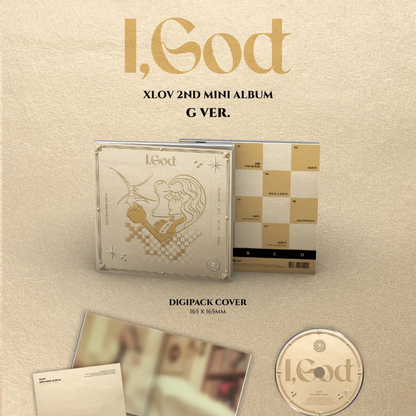 XLOV - 2ND MINI ALBUM [I,GOD] (4 VERSIONS)