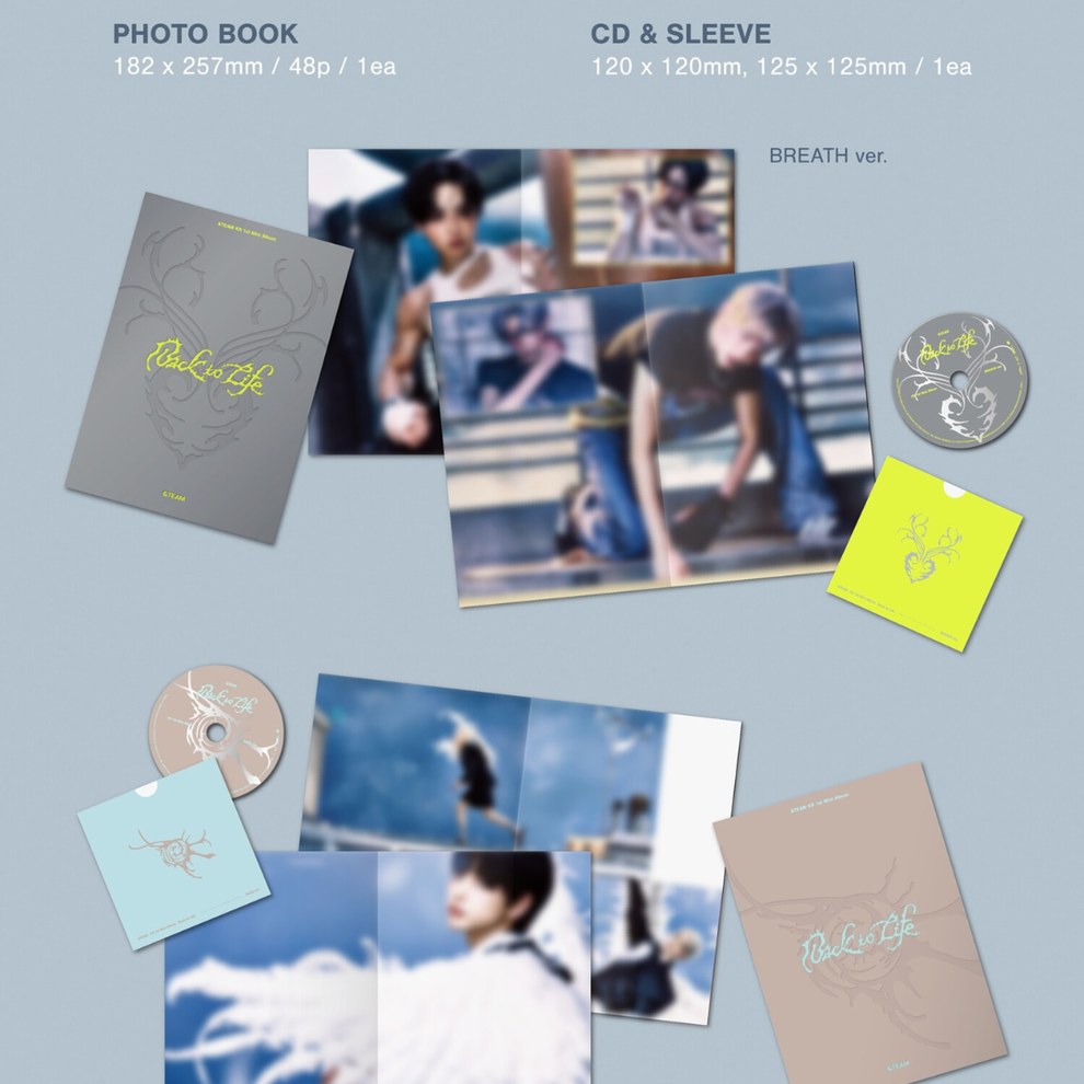 &TEAM - KR 1ST MINI ALBUM [BACK TO LIFE] (2 VERSIONS)