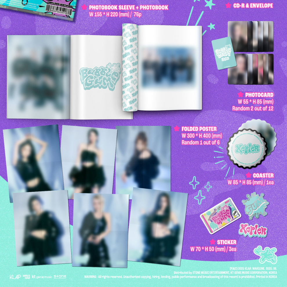 KEP1ER - THE 7TH MINI ALBUM [BUBBLE GUM]