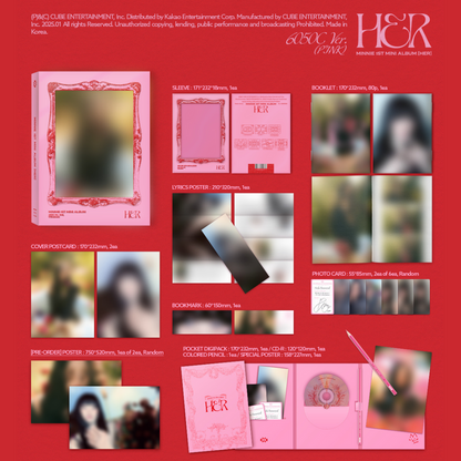 [PRE-ORDER] MINNIE – 1st Mini Album [HER]