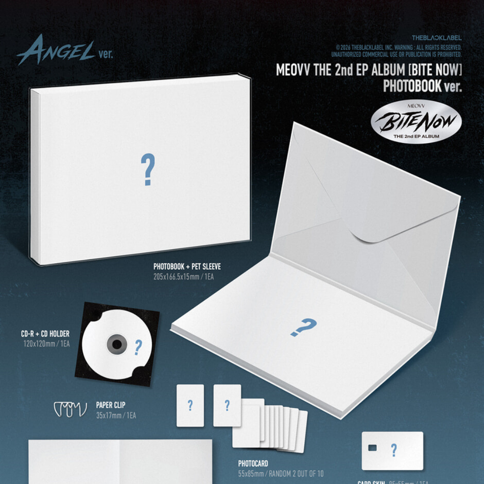MEOVV - THE 2ND EP ALBUM [BITE NOW] PHOTOBOOK VER. (2 VERSIONS) RANDOM