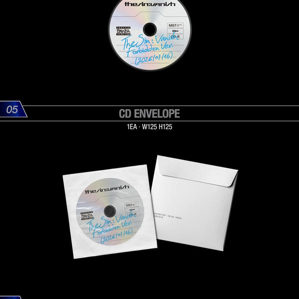 [PRE-ORDER] (WEVERSE POB)ENHYPEN - 7TH MINI ALBUM [THE SIN : VANISH]