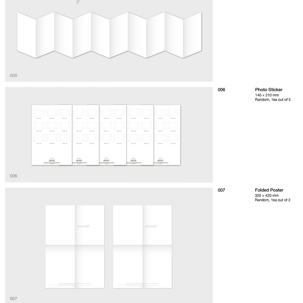 [PRE-ORDER] ZEROBASEONE - THE 6TH MINI ALBUM [ASCEND-] (2 VERSIONS) RANDOM