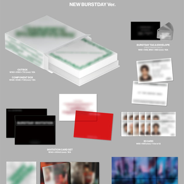 [PRE-ORDER] (WEVERSE POB)  SEVENTEEN - 5TH ALBUM [HAPPY BURSTDAY] (SET)