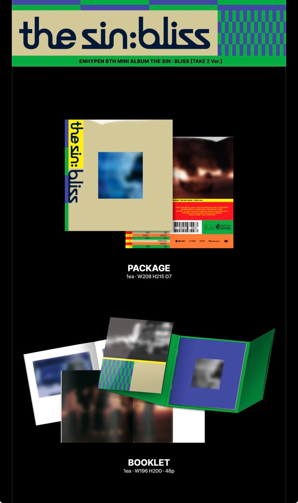 [PRE-ORDER] (WEVERSE POB) ENHYPEN - THE SIN: BLISS (4 VERSIONS) RANDOM