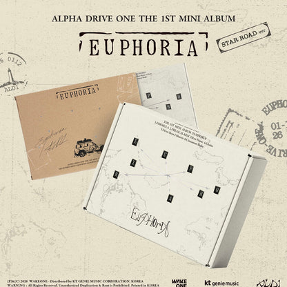 ALPHA DRIVE ONE - THE 1ST MINI ALBUM [EUPHORIA] STAR ROAD VER.