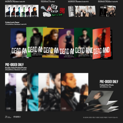 XDINARY HEROES - 8TH MINI ALBUM [DEAD AND] (2 VERSIONS)