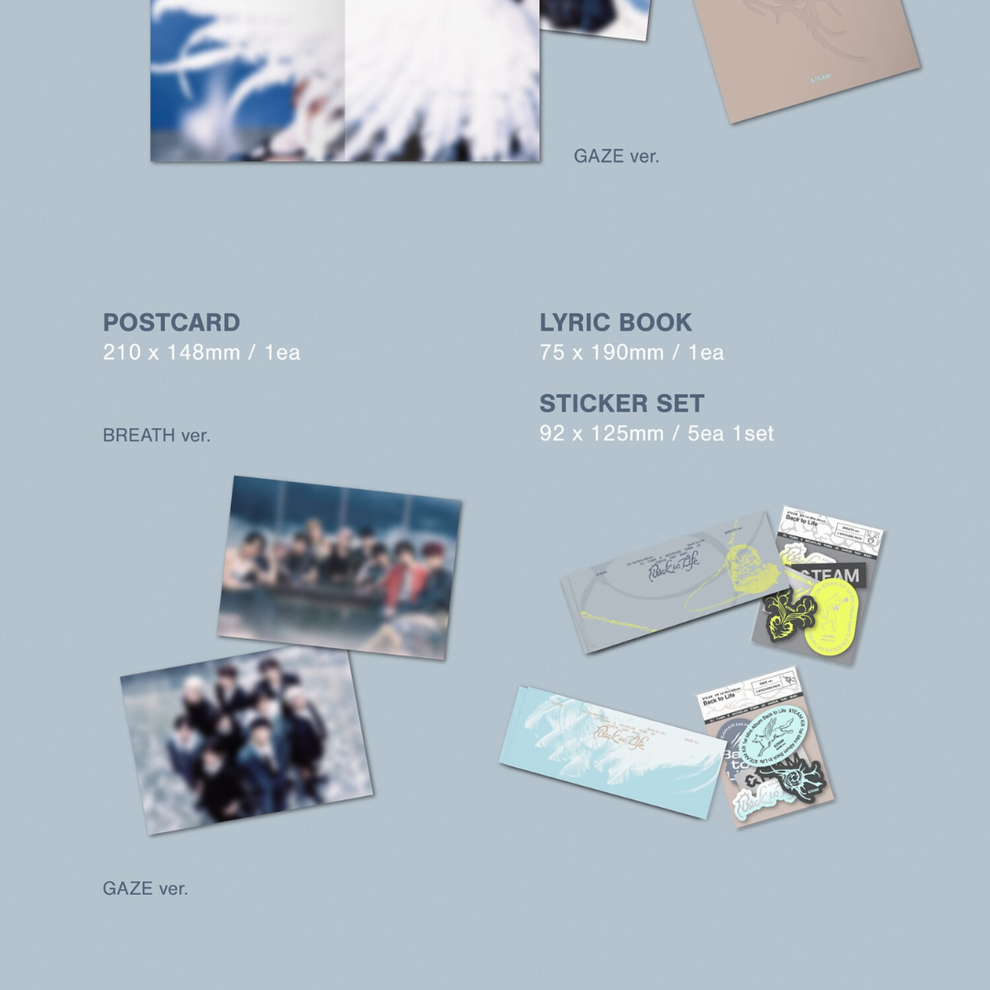 &TEAM - KR 1ST MINI ALBUM [BACK TO LIFE] (2 VERSIONS)