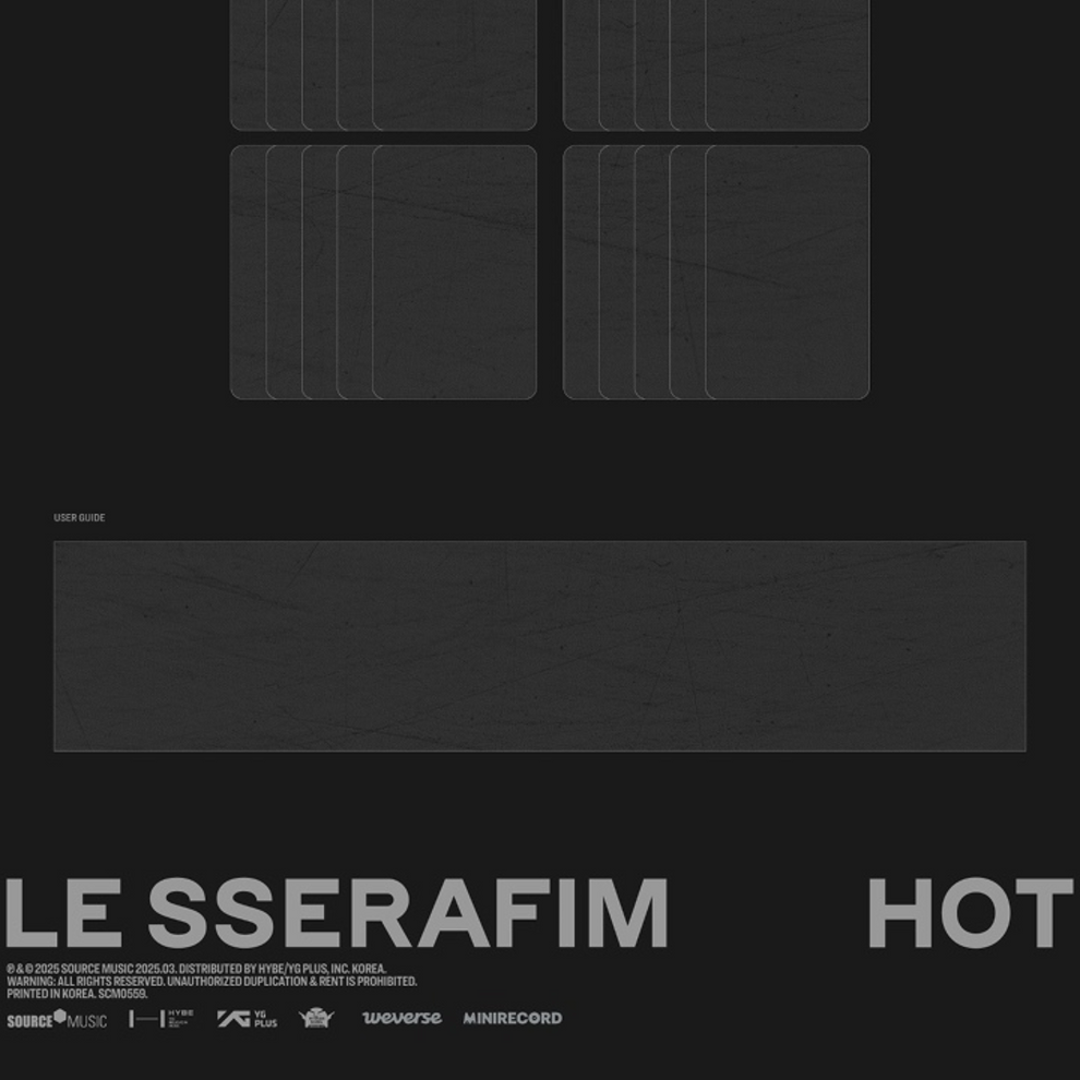 [PRE-ORDER] LE SSERAFIM - 5TH MINI ALBUM [HOT] (WEVERSE ALBUMS VER.)