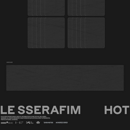 [PRE-ORDER] LE SSERAFIM - 5TH MINI ALBUM [HOT] (WEVERSE ALBUMS VER.)