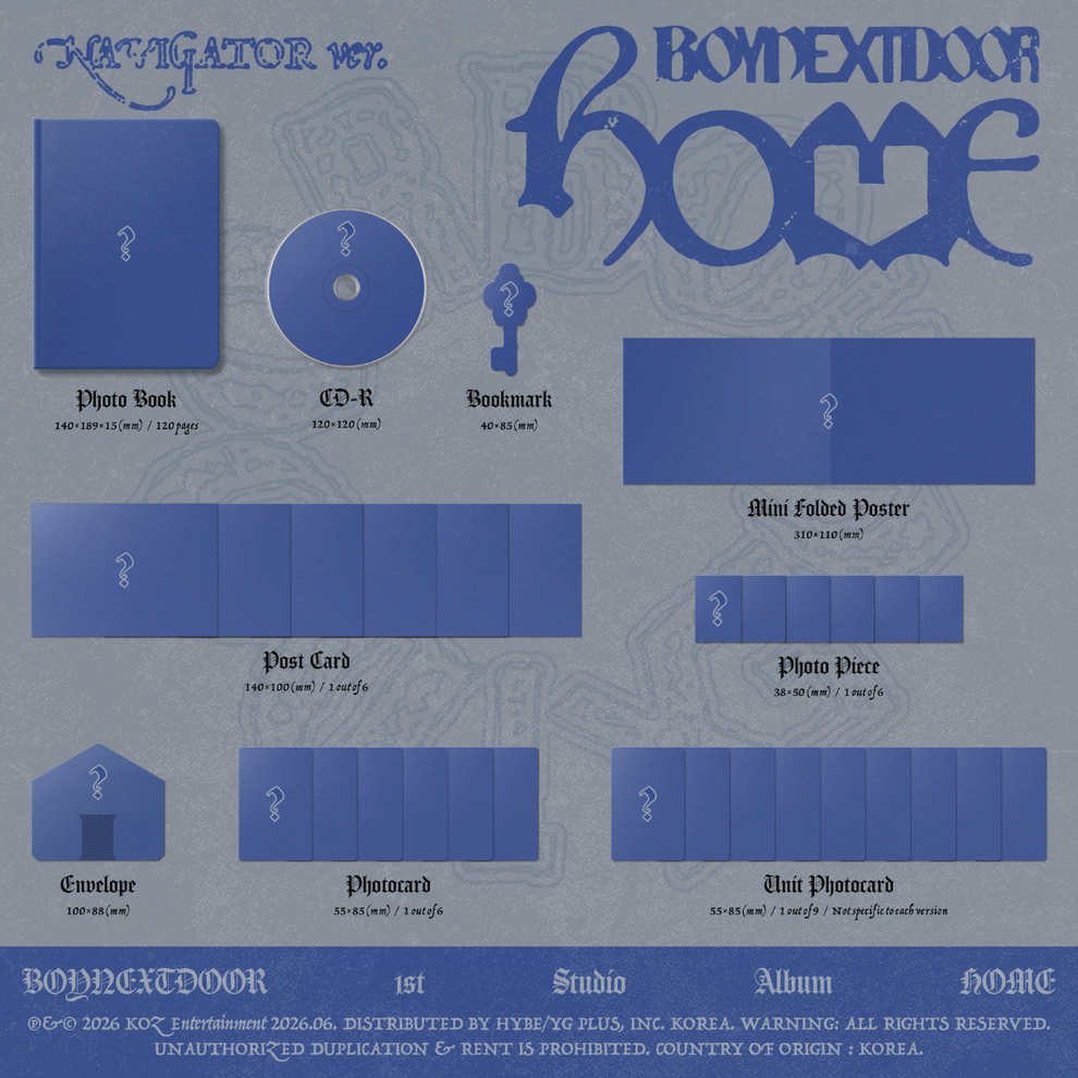 [PRE-ORDER] BOYNEXTDOOR - 1ST STUDIO ALBUM 'HOME' SET