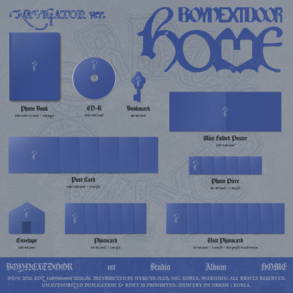 [PRE-ORDER] BOYNEXTDOOR - 1ST STUDIO ALBUM 'HOME' SET