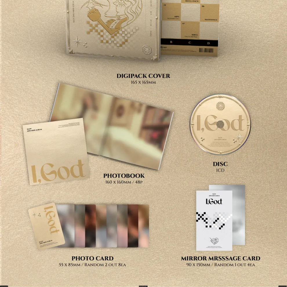 XLOV - 2ND MINI ALBUM [I,GOD] (4 VERSIONS)