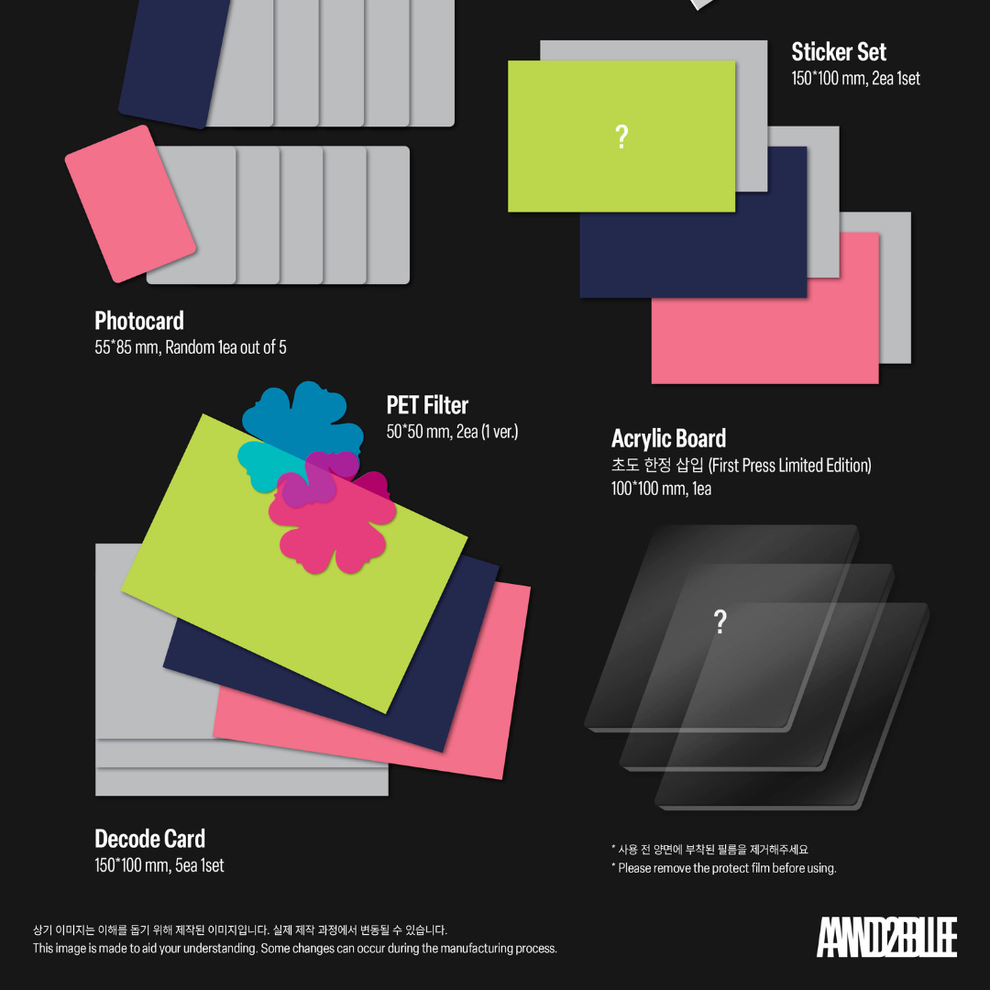 [PRE-ORDER] AND2BLE -1ST MINI ALBUM [SEQUENCE 01: CURIOSITY] (3 VERSIONS) RANDOM
