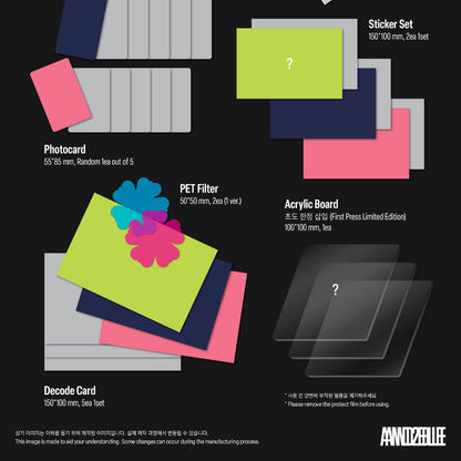 [PRE-ORDER] AND2BLE -1ST MINI ALBUM [SEQUENCE 01: CURIOSITY] (3 VERSIONS) RANDOM