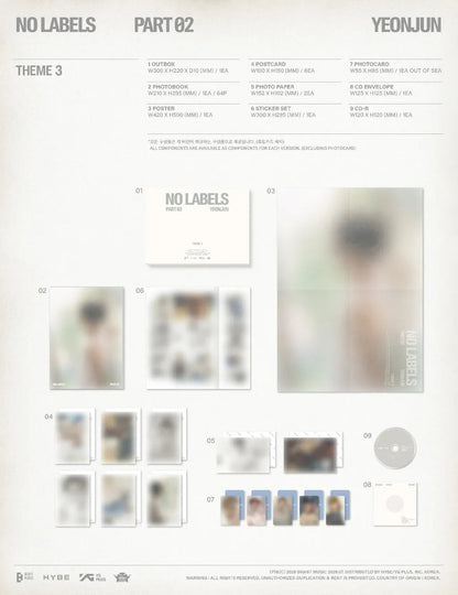 YEONJUN (TXT) - NO LABELS: PART 02 (3 VERSIONS)