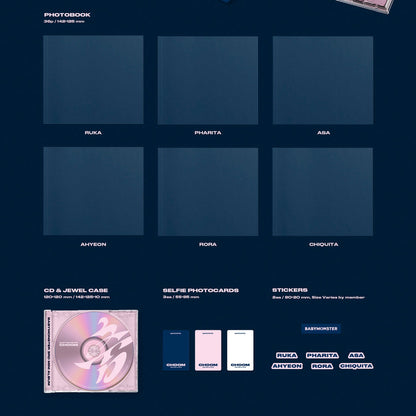 [PRE-ORDER] (WEVERSE EARLY BRID POB) BABYMONSTER - 3RD MINI ALBUM [CHOOM] JEWEL VER. SET (6 Album)