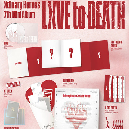 XDINARY HEROES - 7TH MINI ALBUM [LXVE TO DEATH] PHOTOBOOK VER.