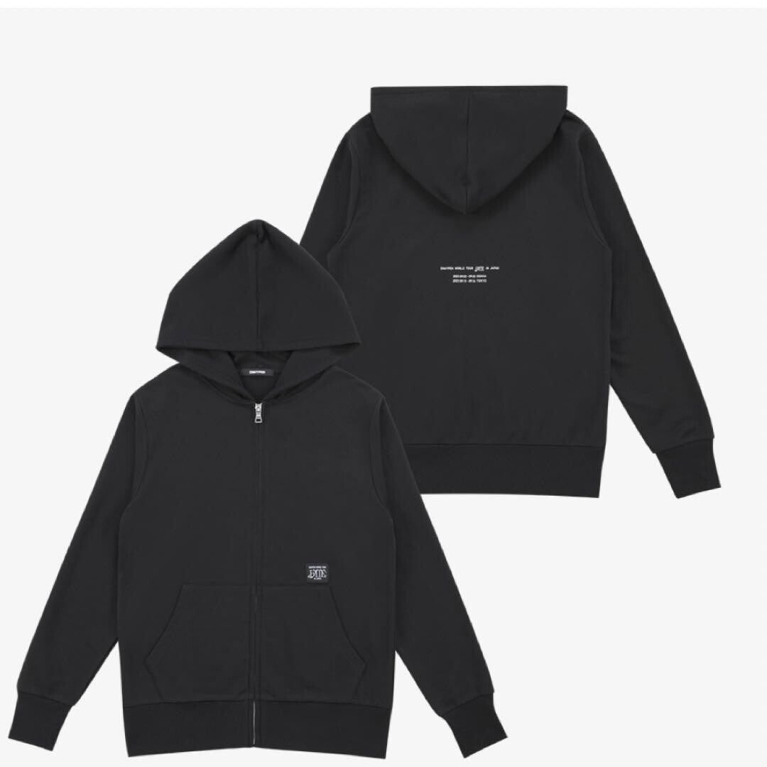 Enhypen World Tour Fate In Japan Zip-up Hoodie Black