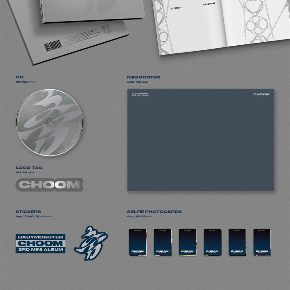 [PRE-ORDER] BABYMONSTER - 3RD MINI ALBUM [CHOOM] (3 VERSIONS)