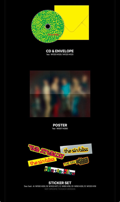 [PRE-ORDER] (WEVERSE POB) ENHYPEN - THE SIN: BLISS (4 VERSIONS) RANDOM
