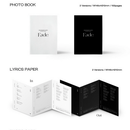 HAN SEUNG WOO - FADE (2ND MINI ALBUM) (2 VERSIONS)