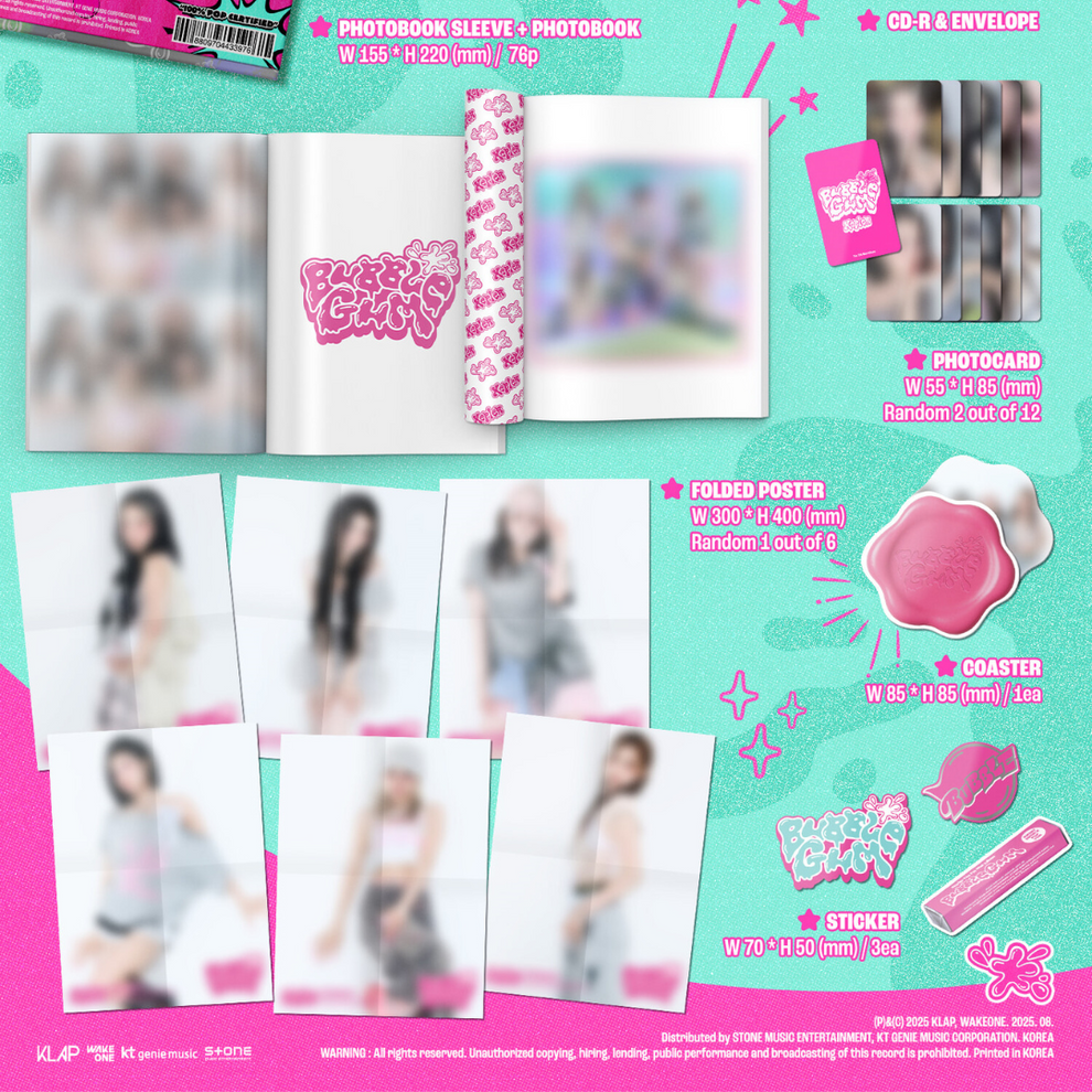 KEP1ER - THE 7TH MINI ALBUM [BUBBLE GUM]