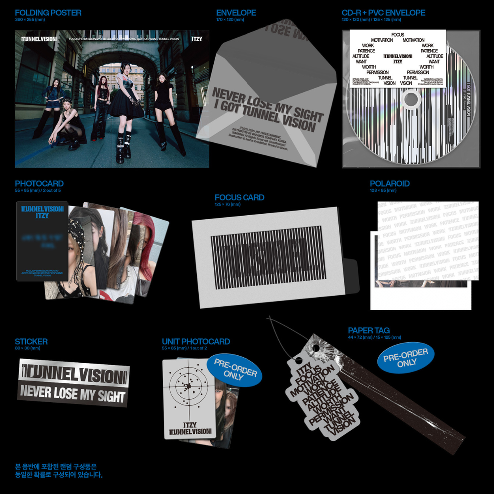 [PRE-ORDER] ITZY - TUNNEL VISION (PHOTOBOOK VER.)