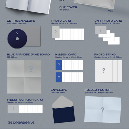 [PRE-ORDER] ZEROBASEONE - 5TH MINI ALBUM [BLUE PARADISE] (SET)