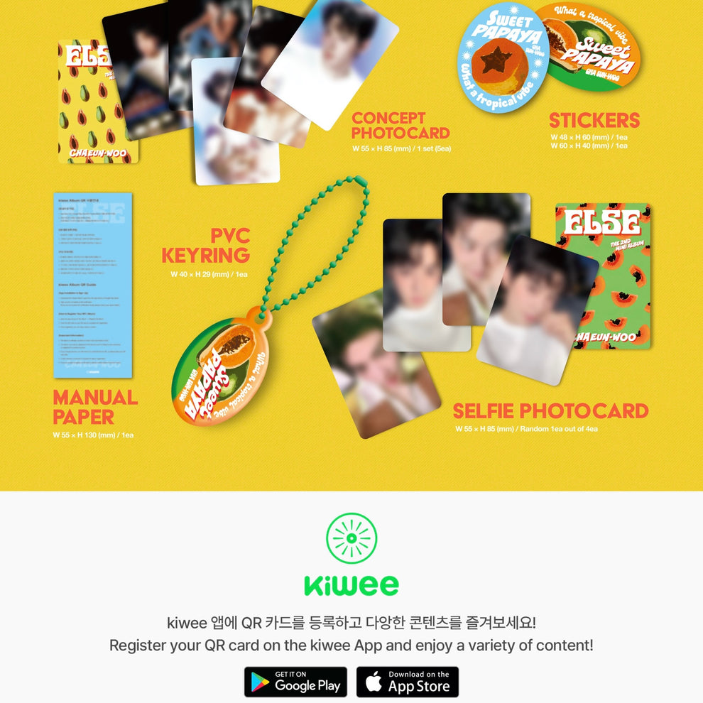[PRE-ORDER] CHA EUN WOO - 2ND MINI ALBUM [ELSE] (KIWEE VER.)