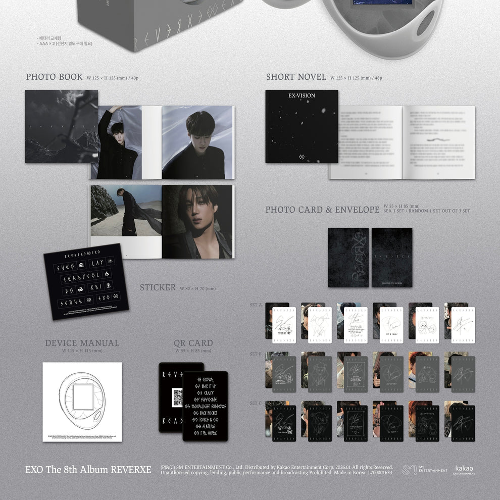 EXO - 8TH FULL ALBUM [REVERXE] (EX-VISION VER.)