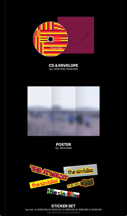 [PRE-ORDER] (WEVERSE POB) ENHYPEN - THE SIN: BLISS (4 VERSIONS) RANDOM