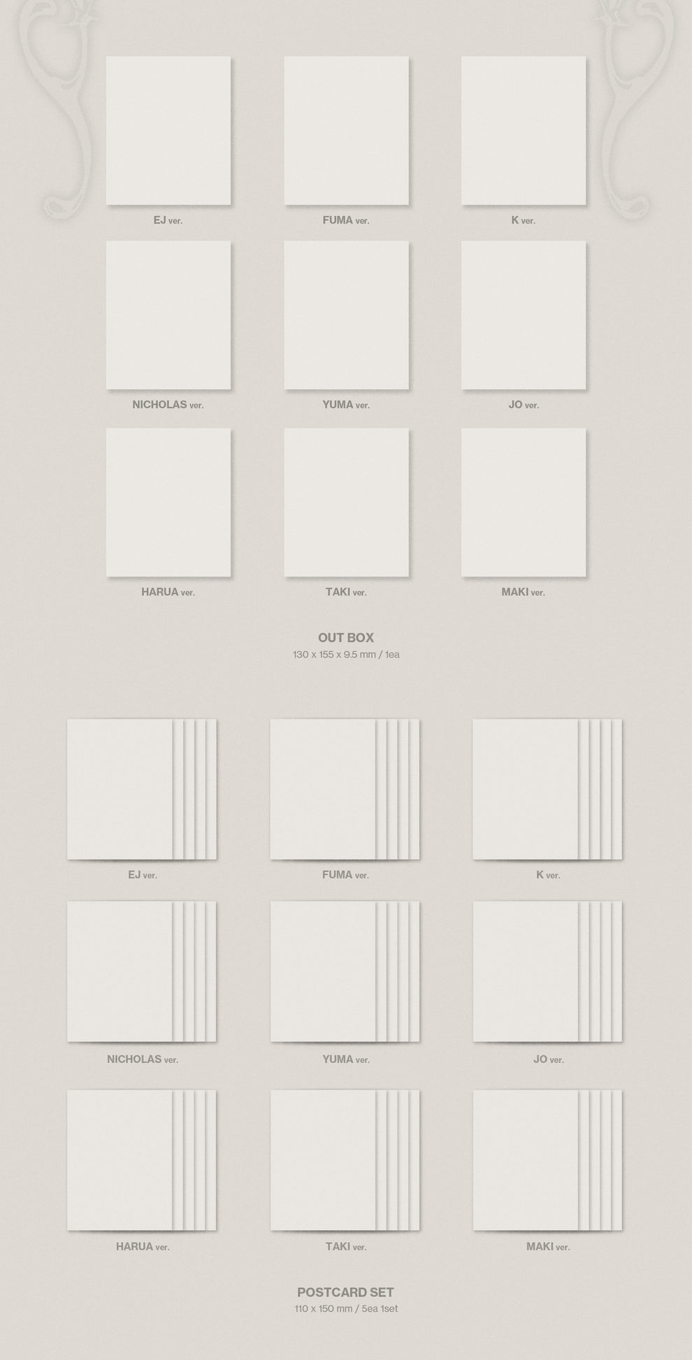 [PRE-ORDER] &TEAM - KR 2ND MINI ALBUM [MARK ON ME] SOLO VER. (9 VERSIONS) RANDOM