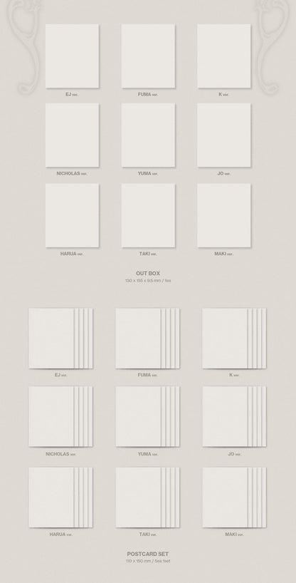 [PRE-ORDER] &TEAM - KR 2ND MINI ALBUM [MARK ON ME] SOLO VER. (9 VERSIONS) RANDOM