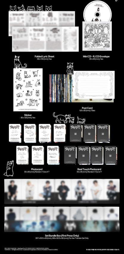ALPHA DRIVE ONE - 2ND MINI ALBUM [UNBREAKABLE : 少年BEAST] HISSING VER. (7 VERSIONS) RANDOM