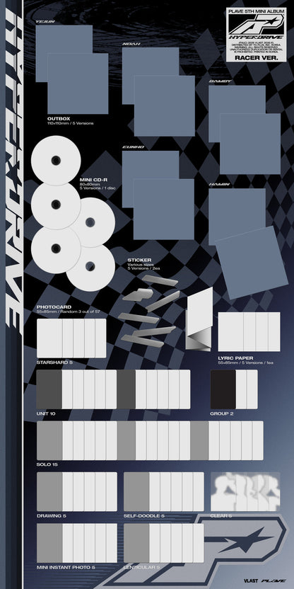 [PRE-ORDER] PLAVE - 5TH MINI ALBUM [HYPERDRIVE] (RACER VER.) (5 VERSIONS) RANDOM