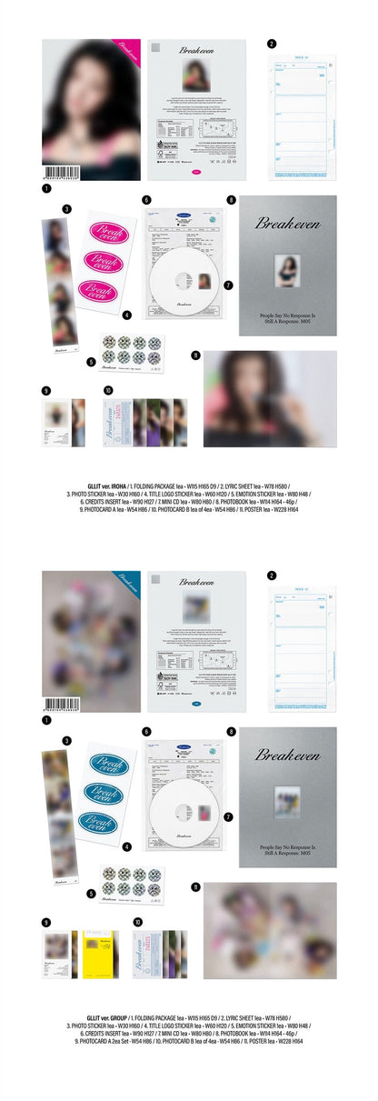 [PRE-ORDER] ILLIT - 5TH MINI ALBUM [BREAK EVEN] (GLLIT VER.) (5 VERSIONS) RANDOM