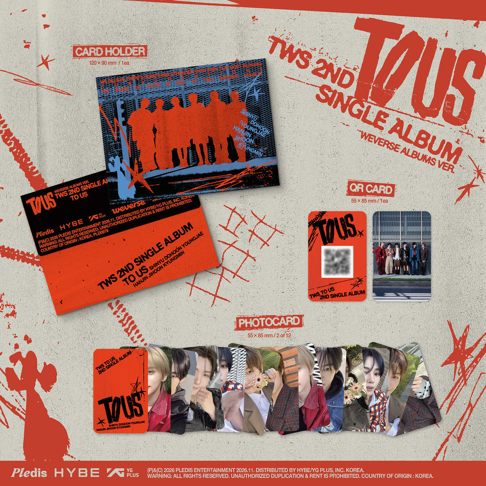 [PRE-ORDER] TWS - 2ND SINGLE ALBUM [TO US] WEVERSE ALBUMS VER.
