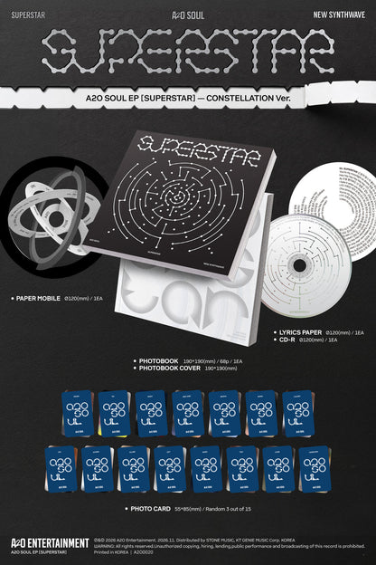 [PRE-ORDER] A2O SOUL - EP [SUPERSTAR] (2 VERSIONS) RANDOM