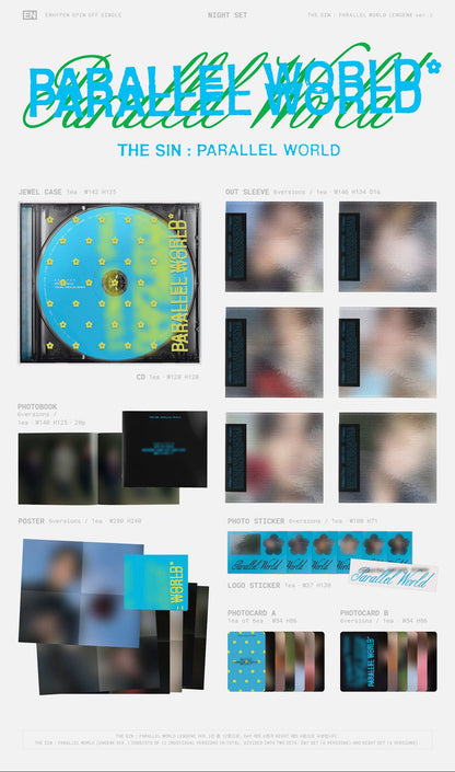 [PRE-ORDER] (ALADIN POB) ENHYPEN - [THE SIN: PARALLEL WORLD] (ENGENE VER.) (12 VERSIONS) RANDOM
