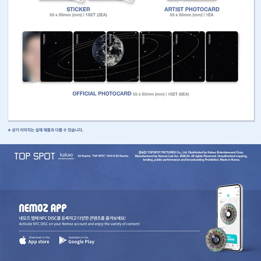 T.O.P - 1ST ALBUM [TOP SPOT - ANOTHER DIMENSION] (NEMO) (2 VERSIONS)