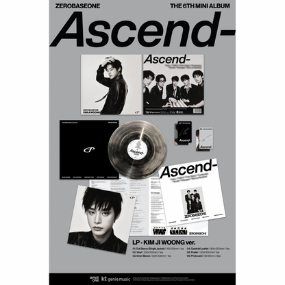 [PRE-ORDER] ZEROBASEONE - THE 6TH MINI ALBUM [ASCEND-] LP VER. (5 VERSIONS) RANDOM