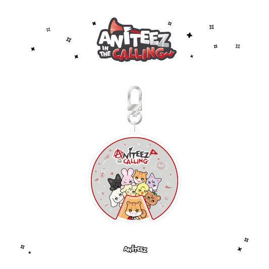 [PRE-ORDER] ATEEZ X ANITEEZ ANITEEZ IN THE CALLING MD 08. ACRYLIC ROULETTE KEYRING