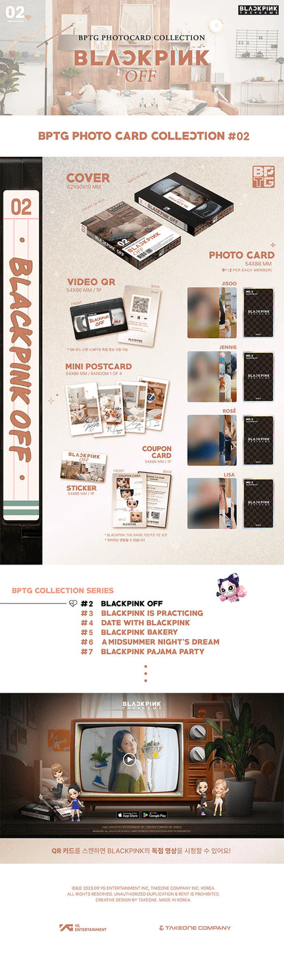 [PRE-ORDER] BLACKPINK The Game Photocard Collection No.1~6 (SET) + Concert Encore Stage Stand