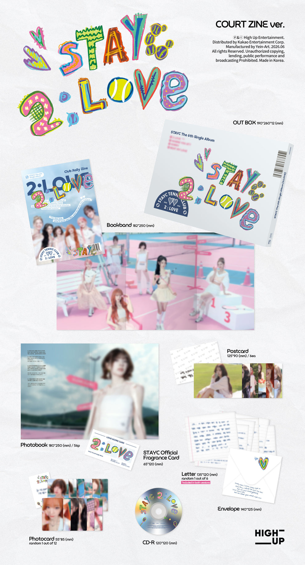 [PRE-ORDER] STAYC - 6TH SINGLE ALBUM : 2:LOVE (2 VERSIONS) RANDOM